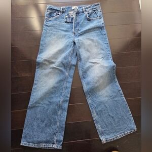 Boyfriend Wide Leg Jeans